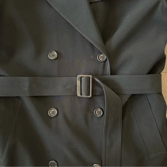Vintage Jacqueline Ferrar Maxi Trench Coat Belt Timeless Classic Versatile 8 - Picture 3 of 13